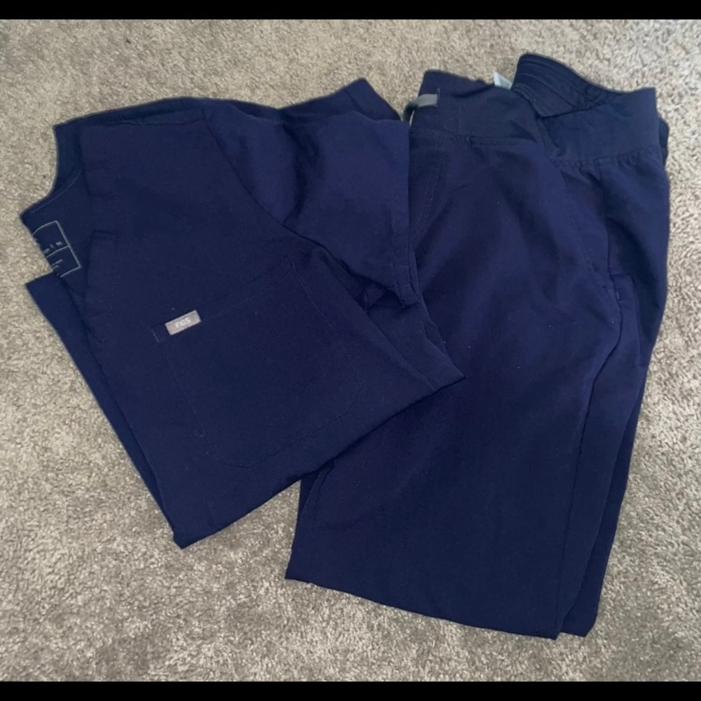 Figs Scrubs Navy set Medium